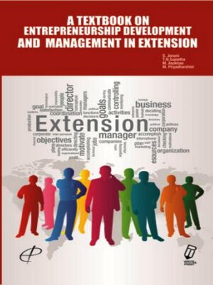 cover image of A Textbook on Entrepreneurship Development and Management in Extension